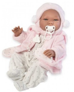 Кукла бебе Asi Dolls - Мария, с ританки и зимно палтенце, 43 cm