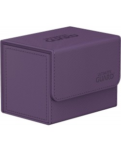 Кутия за карти Ultimate Guard Sidewinder 80+ XenoSkin Monocolor - Purple