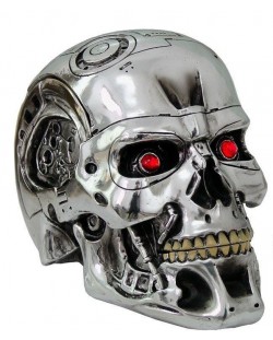 Кутия за съхранение Nemesis Now Movies: Terminator - T-800 Skull, 18 cm