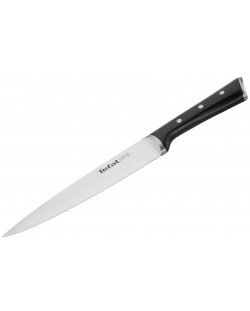 Кухненски нож Tefal - Ingenio Ice Force, 20 cm, черен