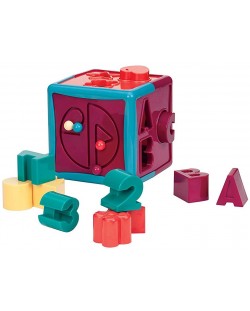 Образователна играчка Battat - Кубче-сортер