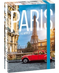 Кутия с ластик Ars Una Cities А4 - Paris