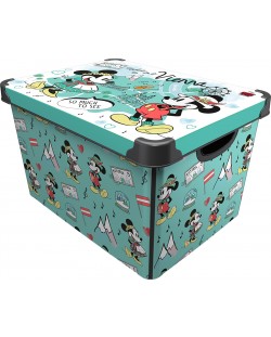 Кутия за съхранение Disney - Виена, 20 l, зелена