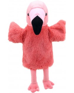 Кукла ръкавица The Puppet Company - Розово фламинго, 25 cm