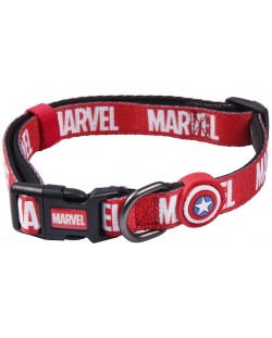 Кучешки нашийник Cerda Marvel: Avengers - Logos, размер S/M