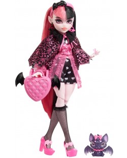 Кукла Monster High - Дракулора, с домашен любимец и аксесоари