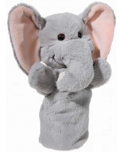 Кукла за театър Heunec - Слон с розови уши, 28 cm