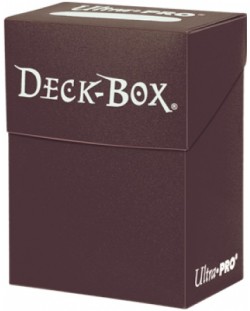Кутия за карти Ultra Pro Deck Case Standard Size - Brown (80 бр.)