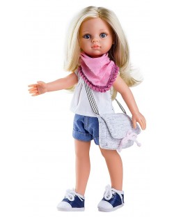 Кукла Paola Reina - Клаудия, с чанта и шалче
