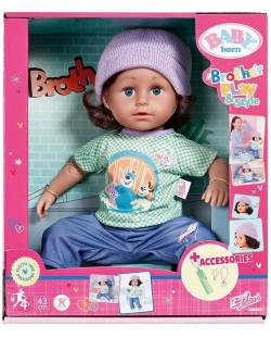 Кукла Zapf Creation - Baby Born, с аксесоари, 43 cm