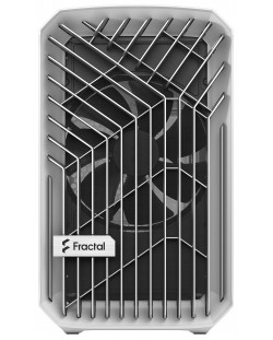 Кутия Fractal Design - Torrent Nano, mini tower, бяла/прозрачна