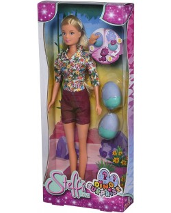 Кукла Simba Toys Steffi Love - Стефи с малки динозавърчета
