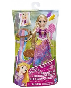 Кукла Hasbro Disney Princess - Рапунцел с коса в цветовете на дъгата