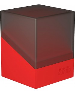 Кутия за карти Ultimate Guard Boulder Deck Case Synergy - Черна/Червена (100+ бр.)