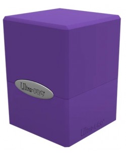 Кутия за карти Ultra Pro Satin Cube - Royal Purple (100+ бр.)