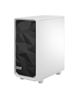 Кутия Fractal Design - Meshify 2 Compact Clear, mid tower, бяла/прозрачна