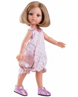 Кукла Paola Reina - Карла, с плетена чанта