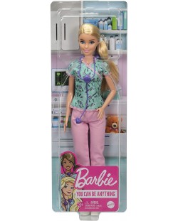 Кукла Mattel Barbie - С професия, Медицинска сестра