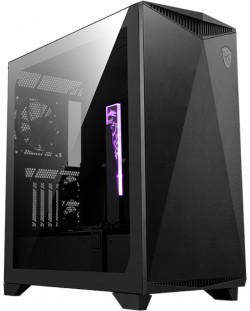 Кутия MSI - MPG GUNGNIR 300P AIRFLOW, mid tower, черна/прозрачна