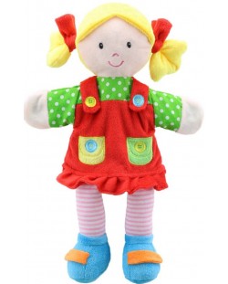 Кукла за куклен театър The Puppet Company - Момиче с червена дреха, 38 cm