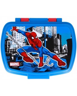 Кутия за храна Stor - Spiderman, синя