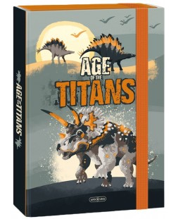 Кутия с ластик Ars Una Age of the Titans - A4
