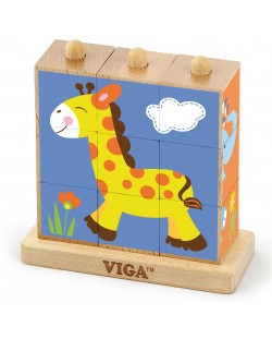 Кубчета Viga - Диви животни, 9 броя
