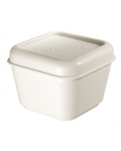 Кутия за храна Milan - 330 ml, с бял капак