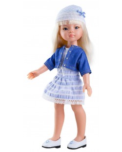 Кукла Paola Reina - Маника, с плетена шапка