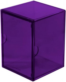 Кутия за карти Ultra Pro - Eclipse 2-Piece Deck Box, Royal Purple (100+ бр.)