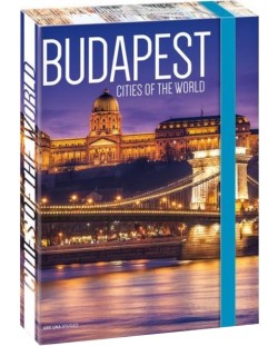 Кутия с ластик Ars Una Cities А4 - Budapest