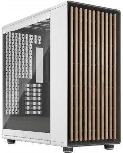 Кутия Fractal Design - North XL, mid tower, бяла/прозрачна