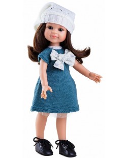 Кукла Paola Reina - Клео, със зимна рокля и шапка