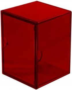 Кутия за карти Ultra Pro - Eclipse 2-Piece Deck Box, Apple Red (100+ бр.)