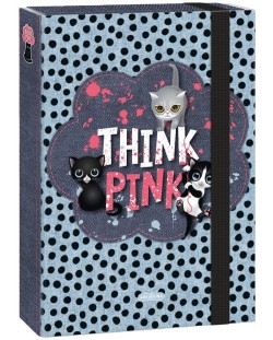 Кутия с ластик Ars Una Think-Pink - A4
