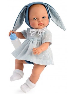 Кукла Asi Dolls - Бебе Алекс, с шапка на зайче, 36 cm