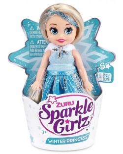 Кукла Zuru Sparkle Girlz - Зимна принцеса в конус, асортимент