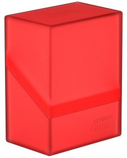 Кутия за карти Ultimate Guard Boulder Deck Case - Standard Size - Червена (60 бр.)