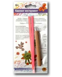 Квилинг инструмент с дървена дръжка Kadife craft - 9 cm