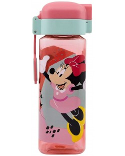 Квадратна бутилка за вода Stor Minnie Mouse - 550 ml