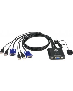KVM превключвател ATEN - CS22U, 2 порта, USB