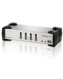 KVMP превключвател ATEN - CS1734B, 4-портов, PS/2-USB, VGA