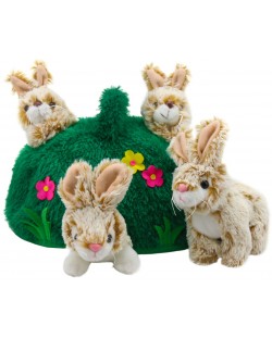 Скрити кукли за куклен театър The Puppet Company - Къщата на зайчетата