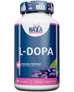 L-Dopa Mucuna Pruriens Extract, 90 капсули, Haya Labs