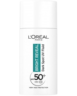 L'Oréal Bright Reveal Флуид за лице против тъмни петна, SPF50+, 50 ml