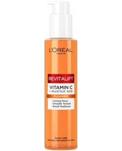 L'Oréal Revitalift Почистващ гел за лице с витамин C, 150 ml