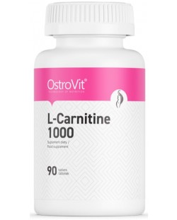 L-Carnitine 1000, 1000 mg, 90 таблетки, OstroVit