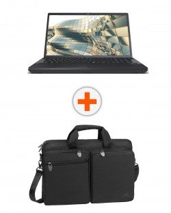 Лаптоп Fujitsu - Lifebook A3511, 15.6'', i5 + Чанта за лаптоп Rivacase 8530, 15.6''