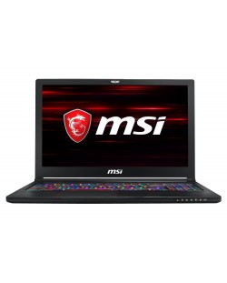 Лаптоп MSI GS63 Stealth 8RE0 - 15.6", 120Hz, 3ms