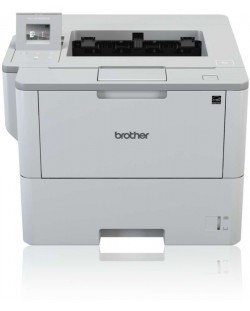 Принтер Brother - HL-L6300DW, лазерен, бял